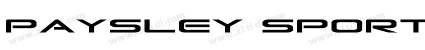 paysley sports字体转换